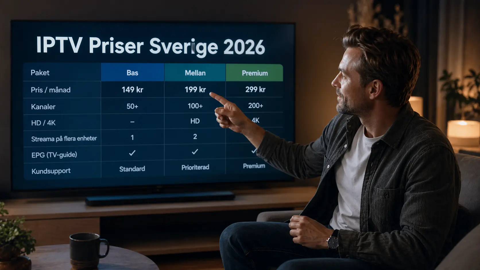 IPTV Priser Sverige 2026